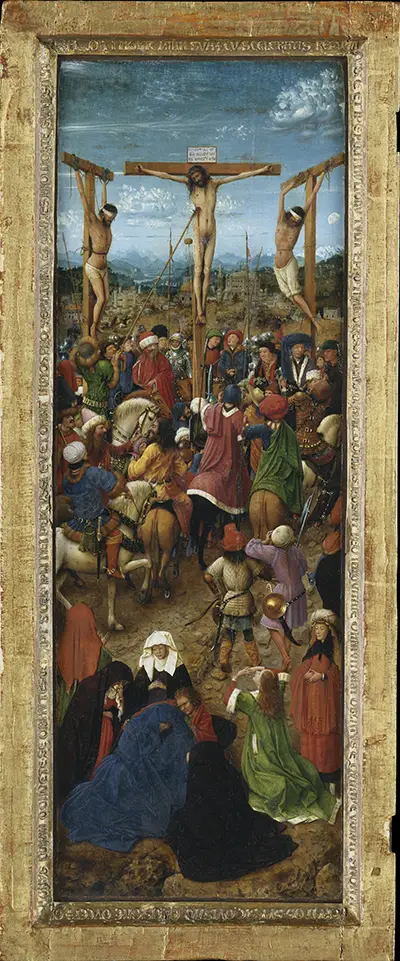 Crucifixion (Diptych Panel) Jan van Eyck